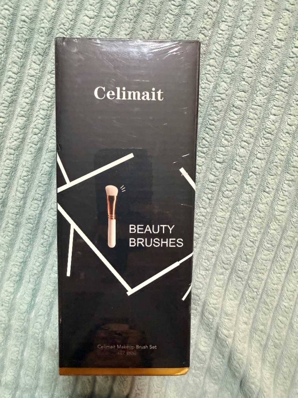 CELIMAIT 12-Piece Makeup Brush Set with Travel Case – New Sealed